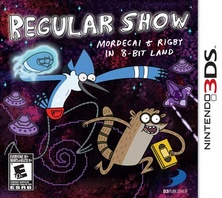 Regular Show: Mordecai and Rigby in 8 Bit Land